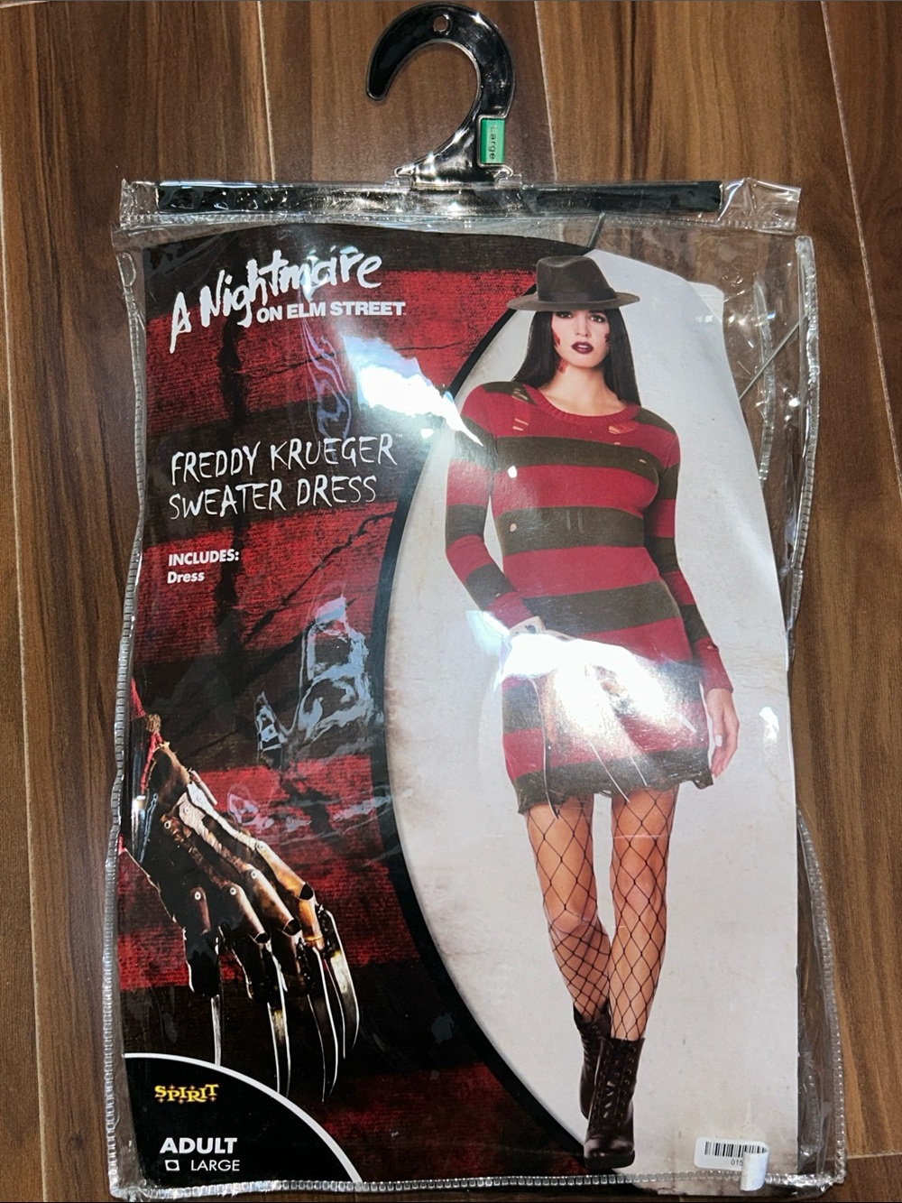 Large Ladies Freddy Krueger costume